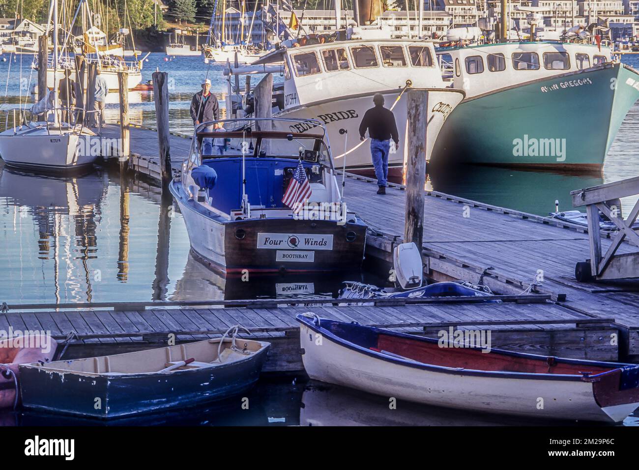 Boothbay Harbor, Maine Foto Stock