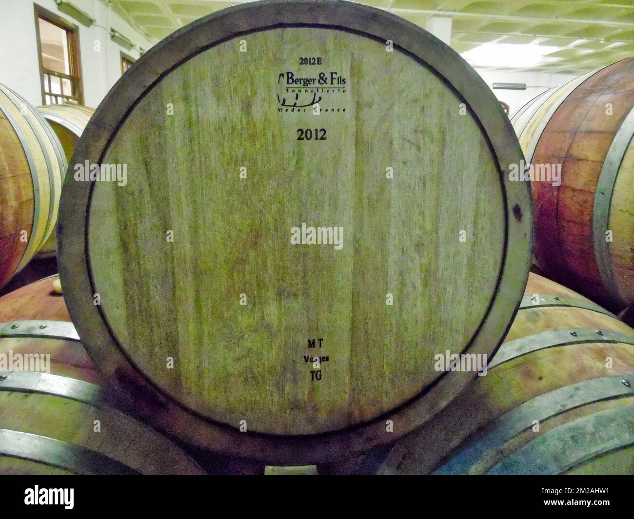 Barrique | Tonneau de vin 31/07/2017 Foto Stock