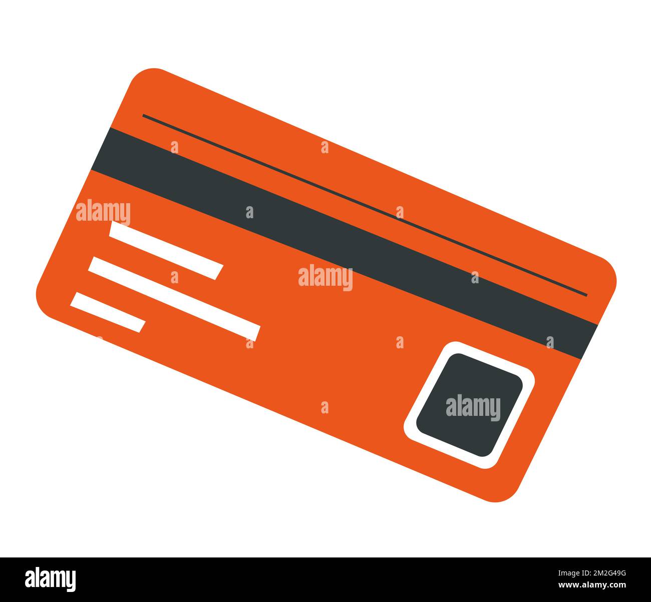 Carta di credito con informazioni di proprietario, bancario e pagamento Illustrazione Vettoriale