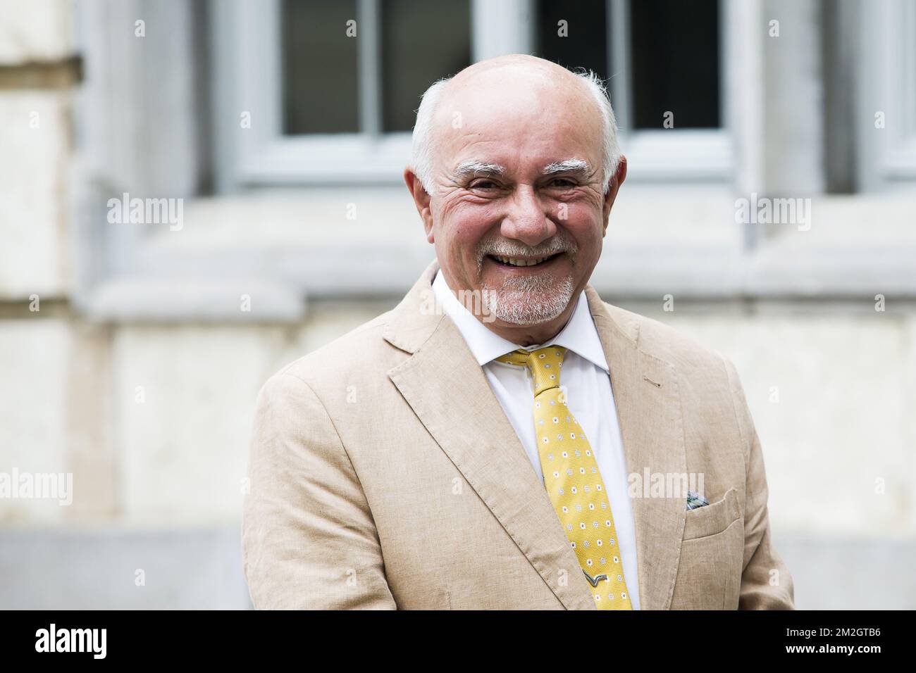 Il cardiologo Pedro Brugada ha raffigurato durante la cerimonia di premiazione per le decorazioni della comunità fiamminga "Vlaamse Eretekens" durante le celebrazioni in occasione della festa regionale fiamminga, mercoledì 11 luglio 2018 a Errerahuis a Brussel. BELGA FOTO KRISTOF VAN ACCOM Foto Stock