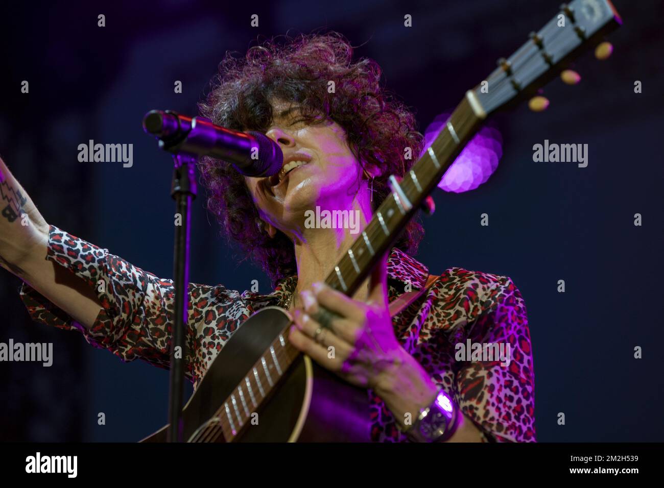 LP (Laura Pergolizzi ) in concerto al Nice Jazz Festival. | LP (Laura Pergolizzi ) en concerto au Nice Jazz Festival. 21/07/2018 Foto Stock