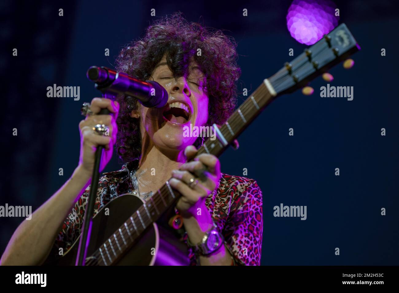 LP (Laura Pergolizzi ) in concerto al Nice Jazz Festival. | LP (Laura Pergolizzi ) en concerto au Nice Jazz Festival. 21/07/2018 Foto Stock