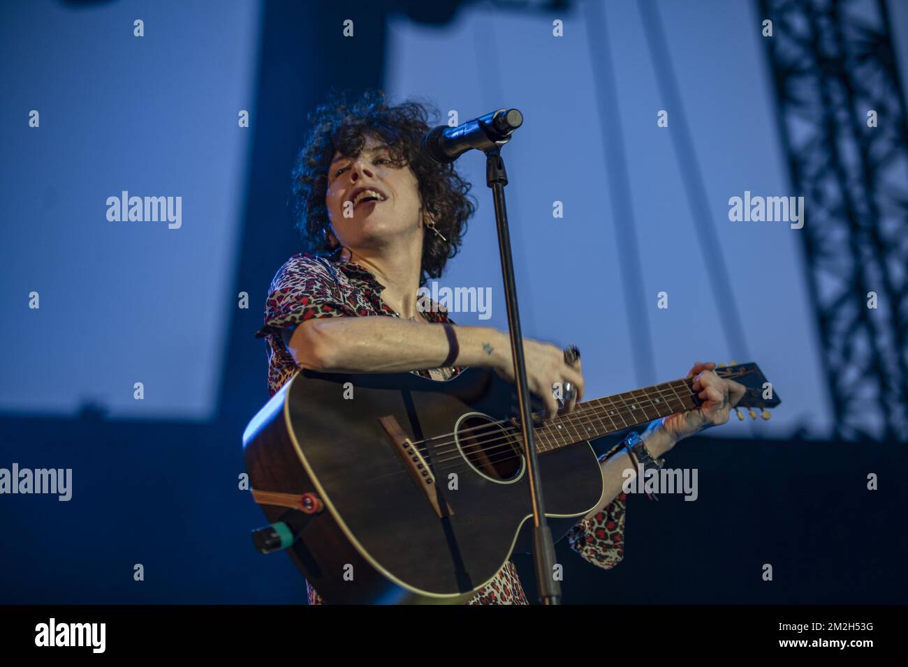 LP (Laura Pergolizzi ) in concerto al Nice Jazz Festival. | LP (Laura Pergolizzi ) en concerto au Nice Jazz Festival. 21/07/2018 Foto Stock