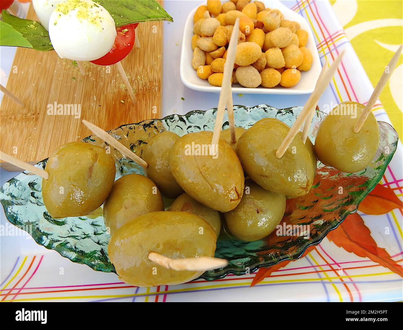 Olive aperitive | Olives à l'apéritif 13/07/2018 Foto Stock