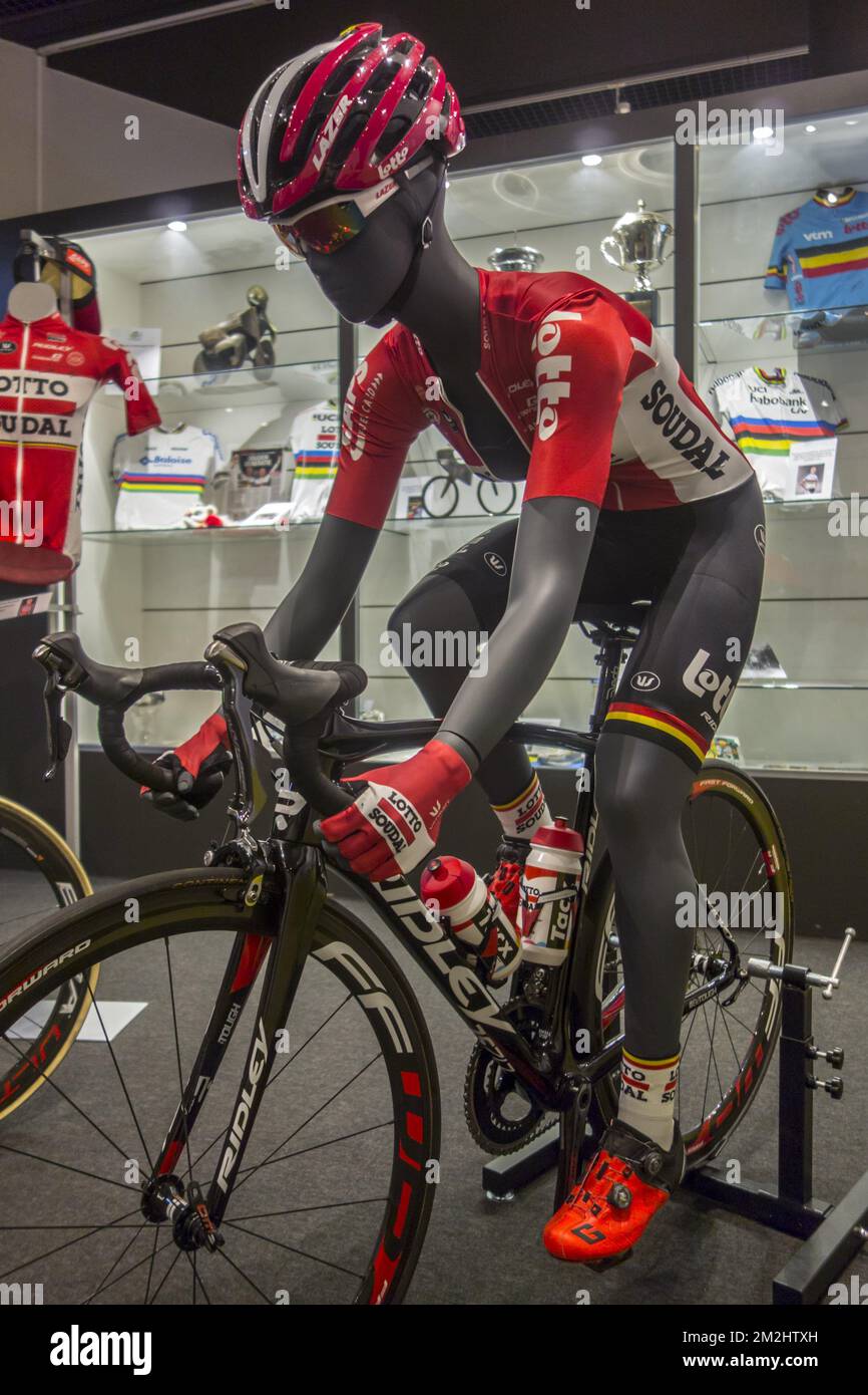 Centrum Ronde van Vlaanderen / Tour of Flanders Center, museo dedicato al Tour della gara ciclistica stradale delle Fiandre, Oudenaarde, Belgio | Centrum Ronde van Vlaanderen, musée consacré au Tour des Flandres et au cyclisme en général à Audenarde, Belgique 13/08/2018 Foto Stock