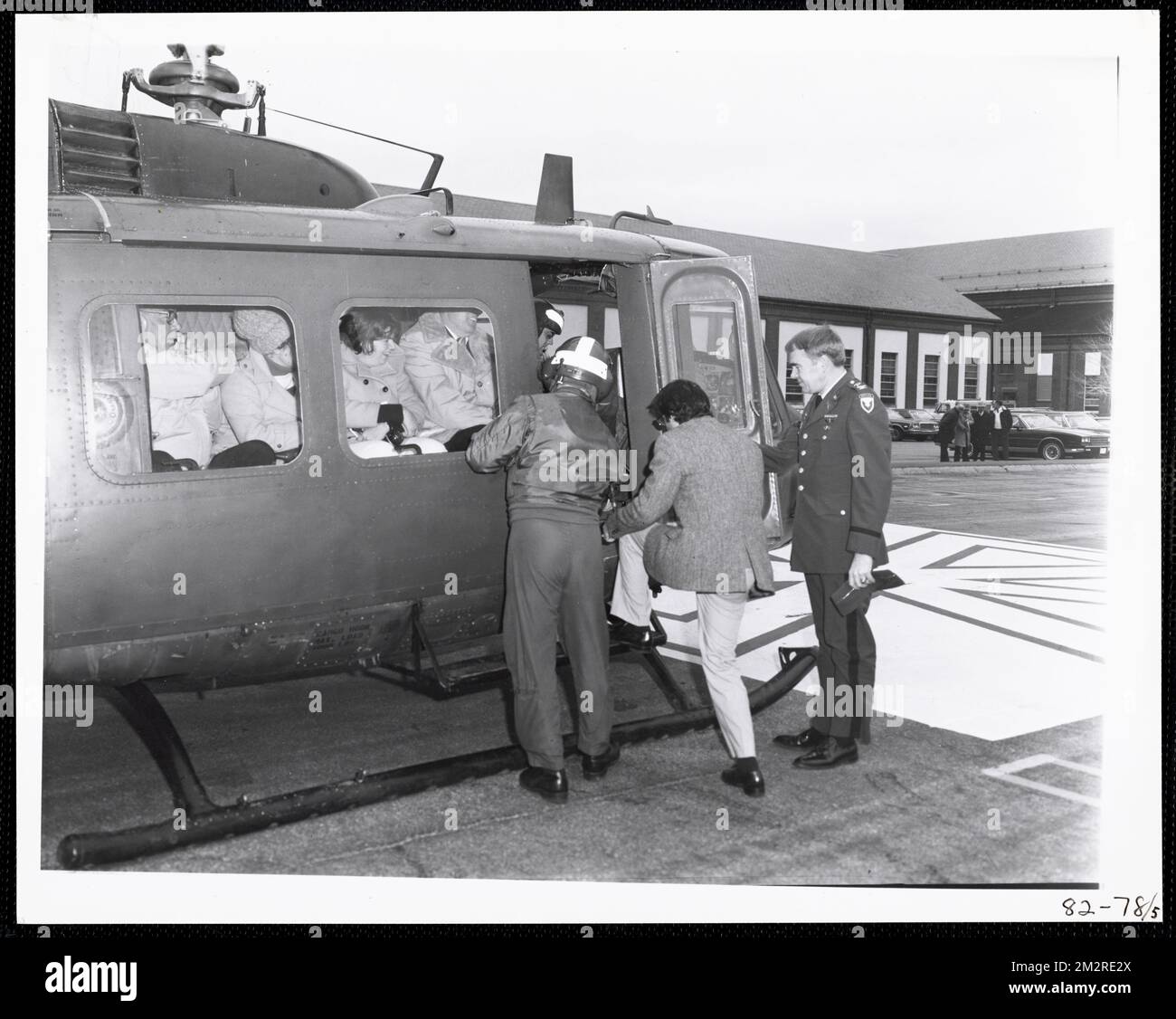 Ingresso in elicottero, elicotteri, Watertown Arsenal Mass.. Record degli Stati Uniti Esercito operativo Foto Stock