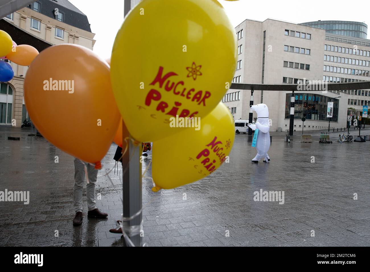 L'immagine mostra la prima edizione del Nuclear Pride Fest, a Bruxelles, domenica 28 aprile 2019. FOTO DI BELGA NICOLAS MAETERLINCK Foto Stock