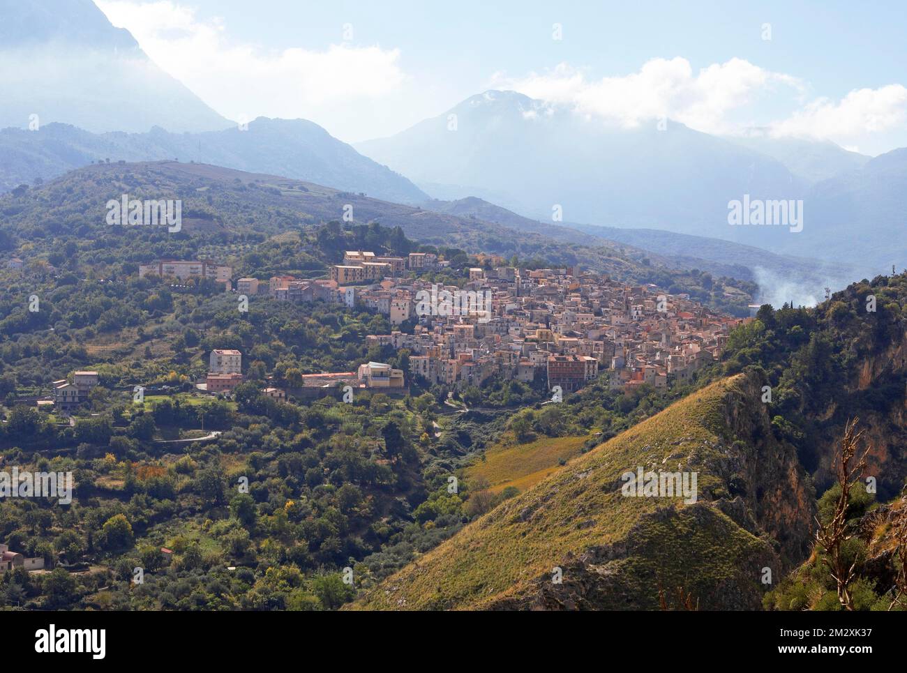 Isnello, frazione delle Madonie, Palermo, Sicilia Foto Stock