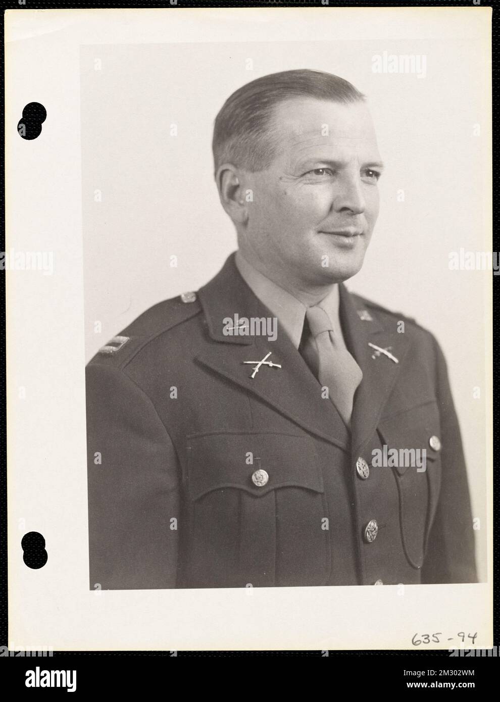 Immagine formale dell'uomo ,. Record degli Stati Uniti Esercito operativo Foto Stock