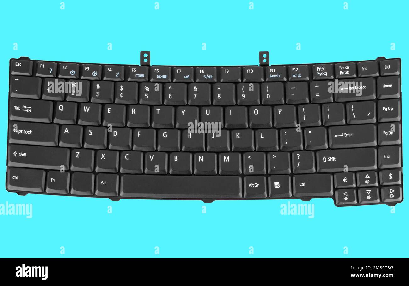 tastiera per laptop, parte di ricambio per computer Foto Stock