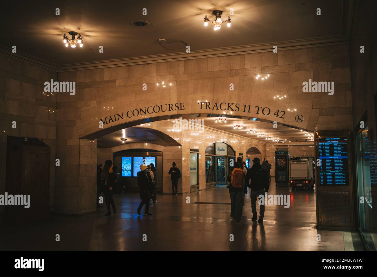 Architettura interna al Grand Central Terminal, Manhattan, New York Foto Stock