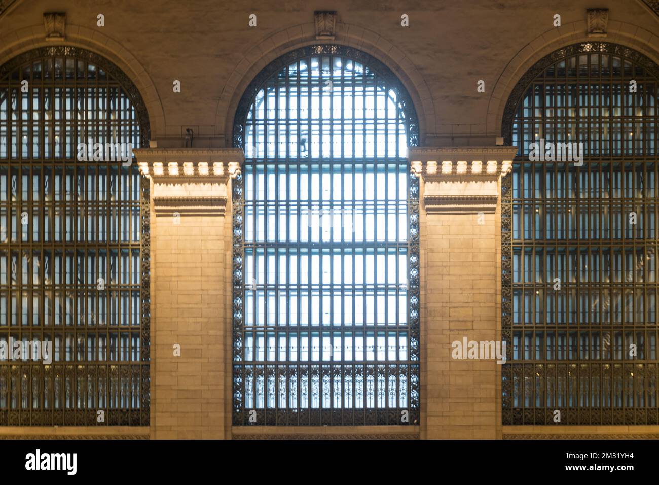 New York City, USA - 7 agosto 2019: Particolare della Stazione Centrale di New York City in un giorno ordinario Foto Stock