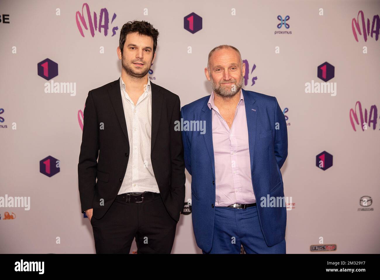 Un uomo e presentatore televisivo non identificato Jan Van Looveren ha mostrato nella foto durante la 13th edizione del premio mia (Music Industry Award), a Bruxelles, giovedì 06 febbraio 2020. I premi mia sono consegnati da VRT e Poppunt. FOTO DI BELGA JAMES ARTHUR GEKIERE Foto Stock