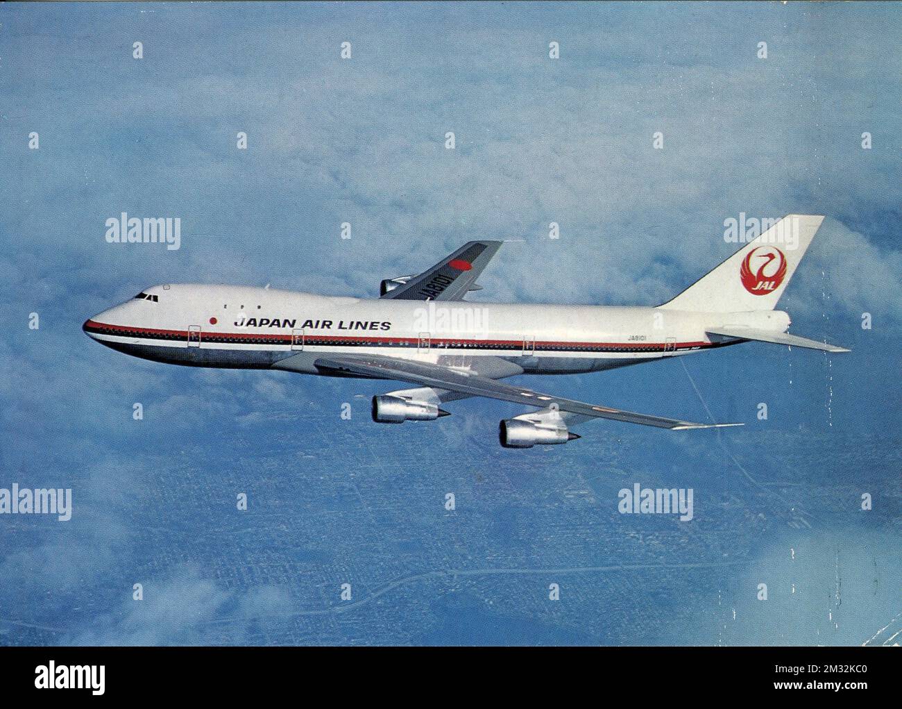 Aeroplani - Boeing 747 Japan Airlanes Foto Stock