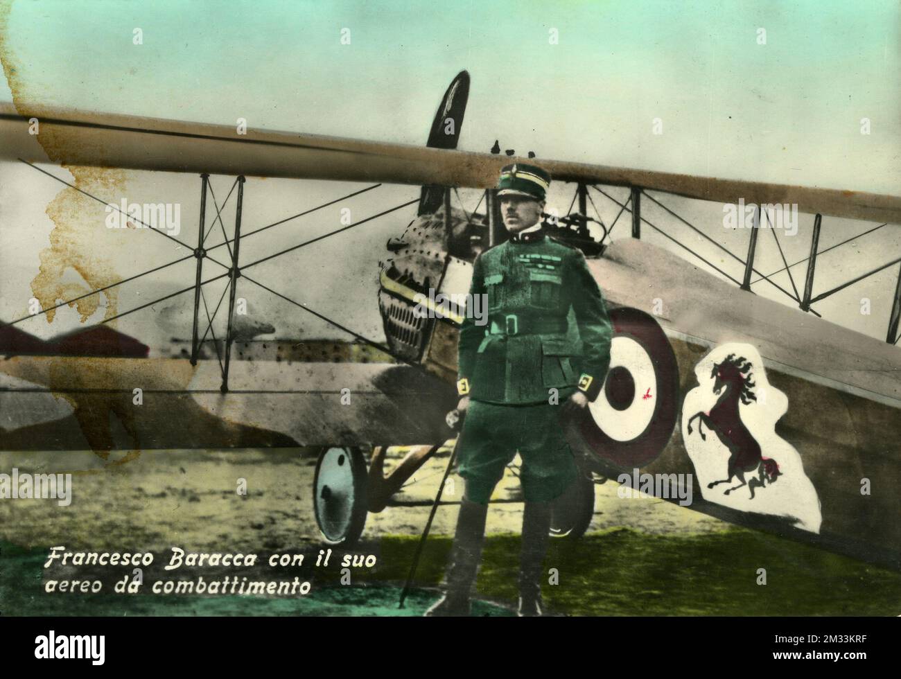 Aeroplani - Aviatore Francesco Baracca Foto Stock