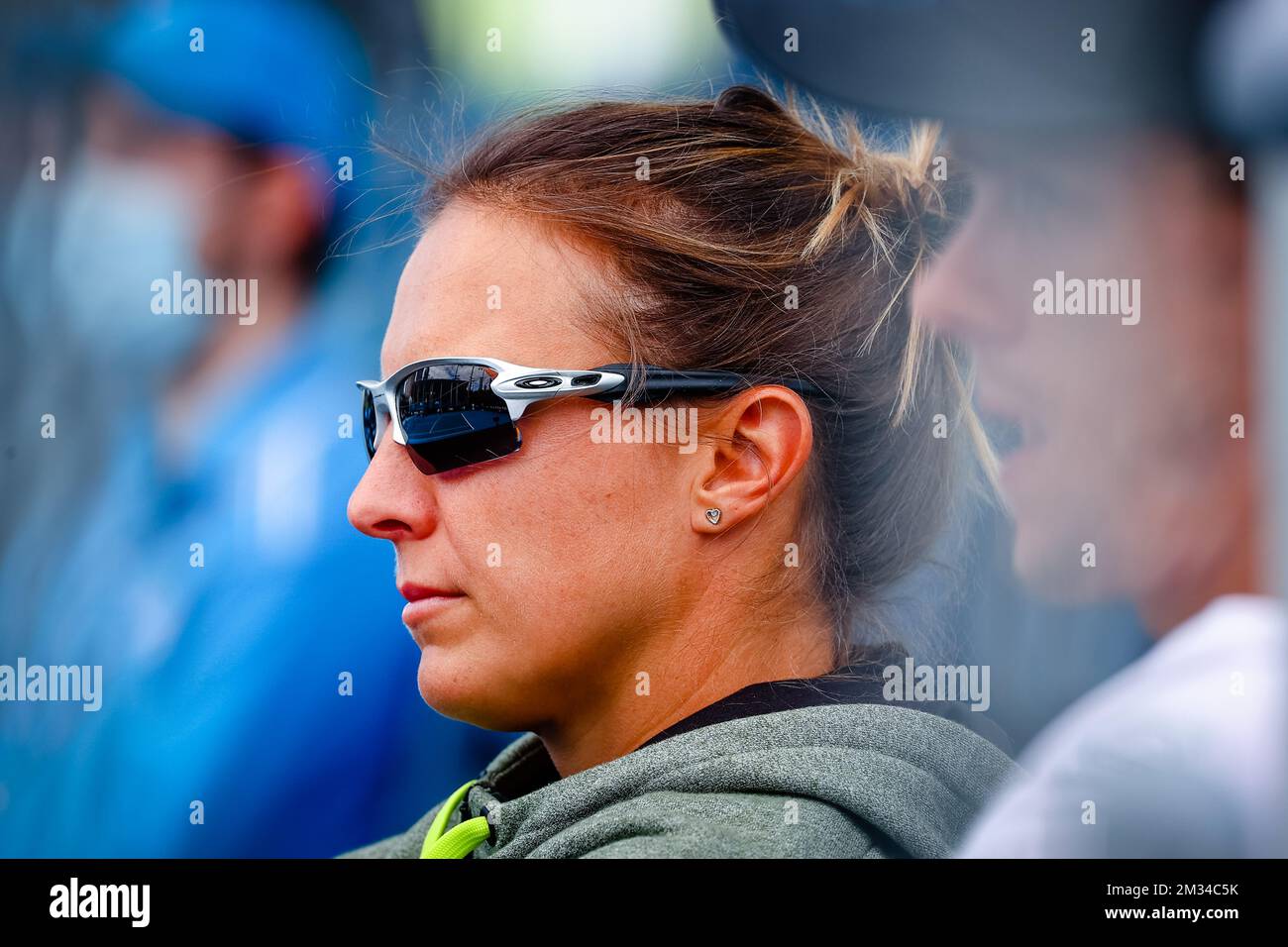 Kirsten Flipkens (WTA 87) nella foto durante la partita di Bonaventure contro Daniele Collins (WTA 13) durante la Summer Series Match, domenica 31 gennaio 2021 a Melbourne Park, Melbourne, Australia. FOTO DI BELGA PATRICK HAMILTON Foto Stock