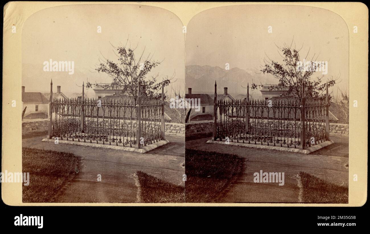 Tomba del presidente B. Young , Tombe e monumenti sepolcrali, Young, Brigham, 1801-1877 Foto Stock