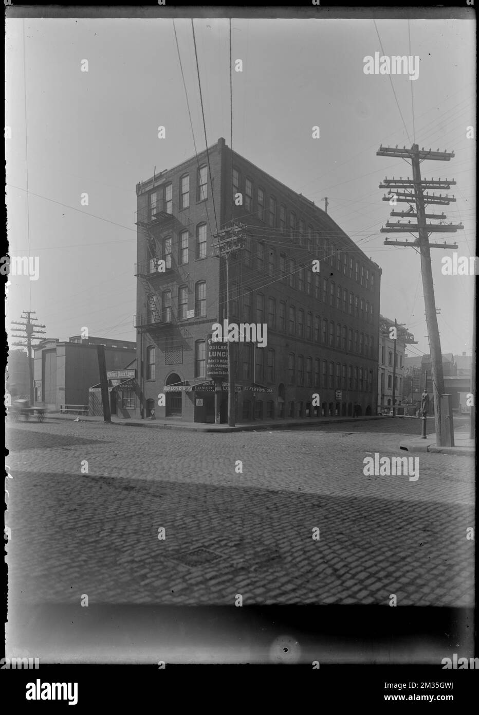 Graves' Quick Lunch/Floyd's Floyd's Fayd's Fayd's Fayd's Fayd's Fayd's Fayd's Fayd's , Ristoranti, Boston Wharf Company Collection Foto Stock