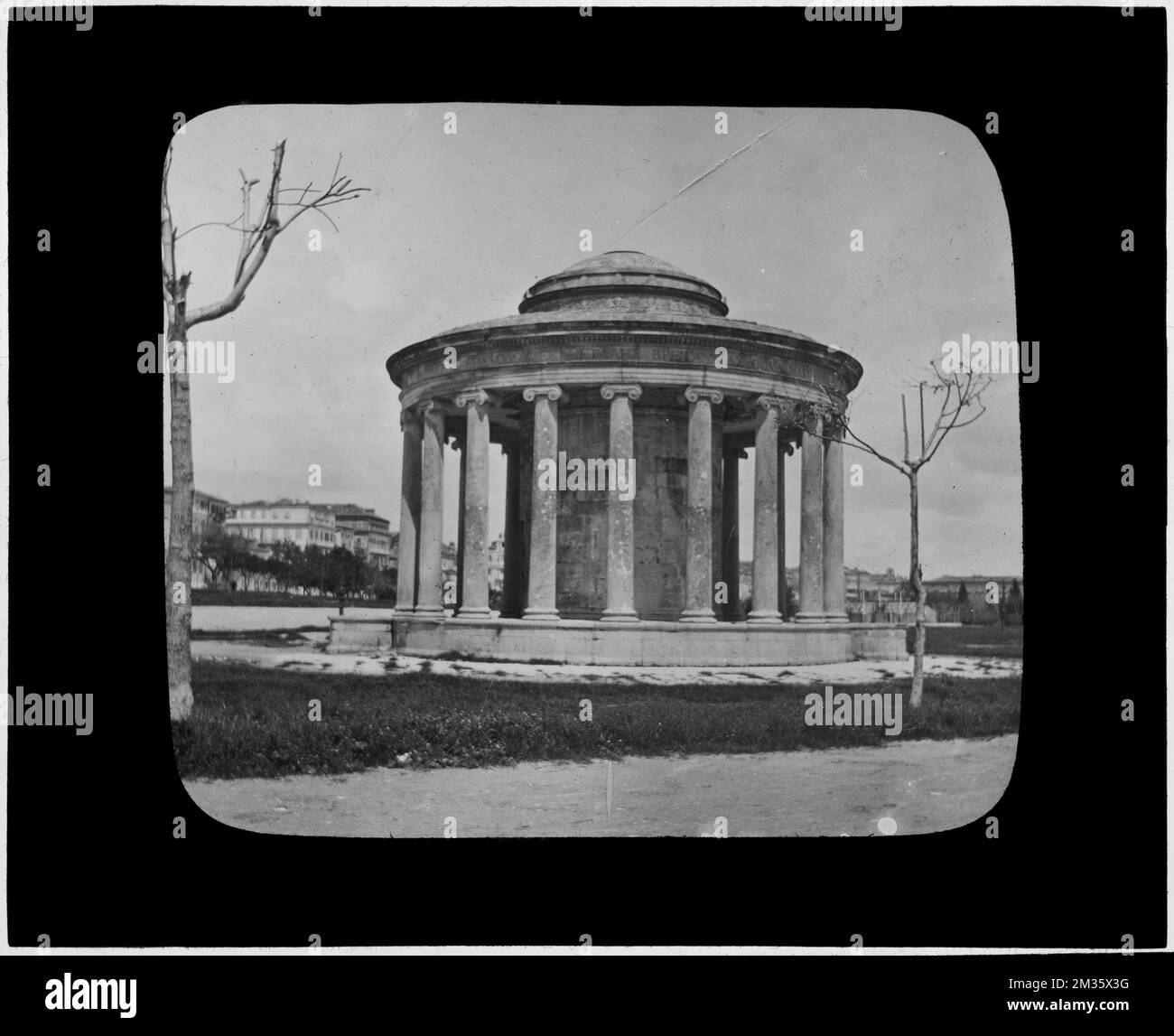 Grecia. Corfù. Vecchio tempio , Monumenti & Memoriali, Mnēmeio Maitland Kerkyra, Grecia. Collezione Nicholas Catsimpoolas Foto Stock
