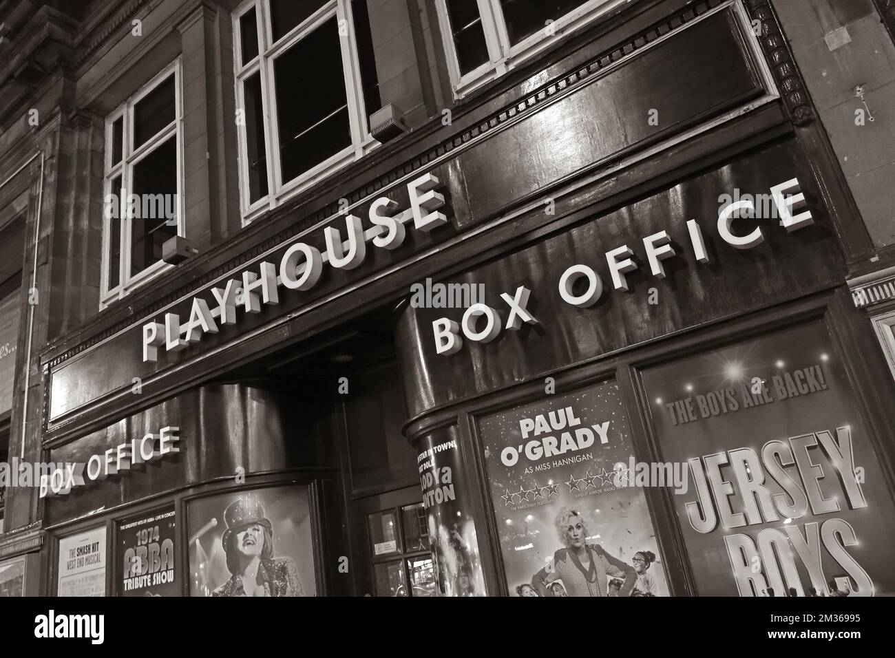 The Edinburgh Playhouse Theatre, 18-22 Greenside Pl, Edinburgh, Lothian, Scotland, REGNO UNITO, EH1 3AA Foto Stock