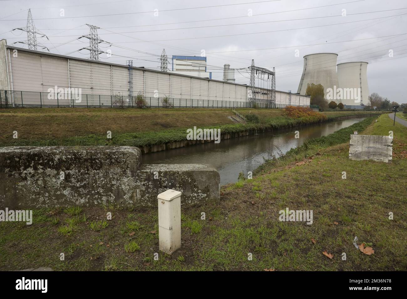 L'illustrazione mostra l'impianto a gas di Vilvoorde, giovedì 11 novembre 2021. FOTO DI BELGA NICOLAS MAETERLINCK Foto Stock