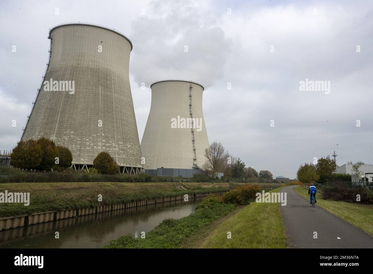 L'illustrazione mostra l'impianto a gas di Vilvoorde, giovedì 11 novembre 2021. FOTO DI BELGA NICOLAS MAETERLINCK Foto Stock