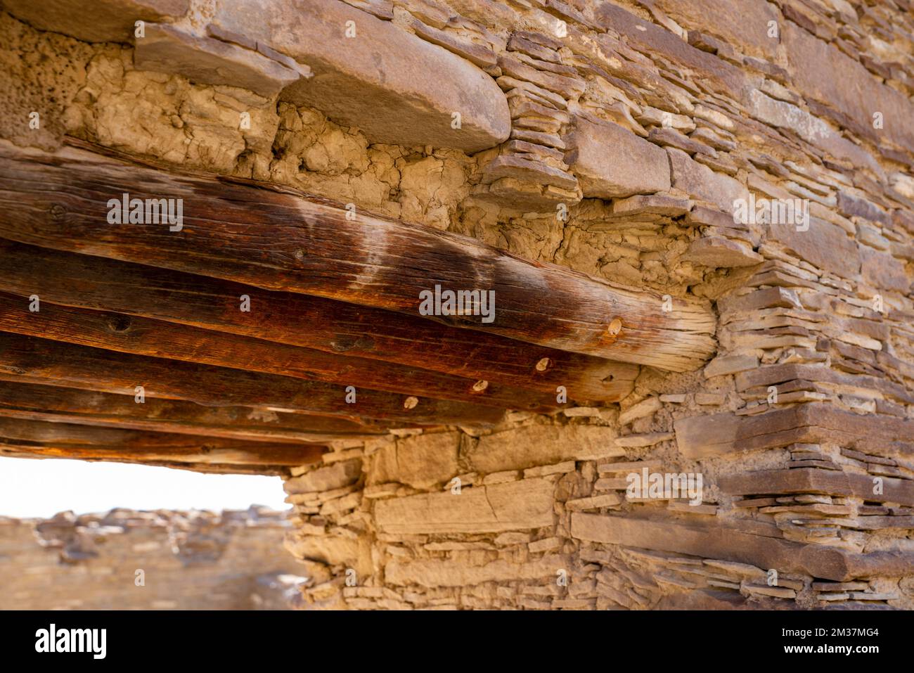 Fotografia dal Chaco Cultural National Historical Park; Nageezi, New Mexico, USA. Foto Stock