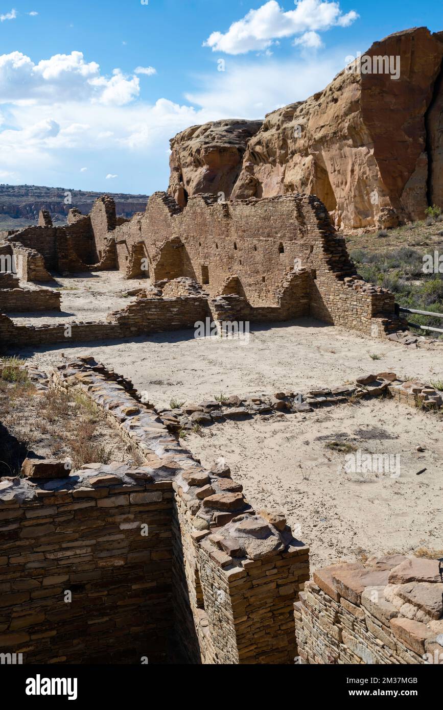 Fotografia dal Chaco Cultural National Historical Park; Nageezi, New Mexico, USA. Foto Stock