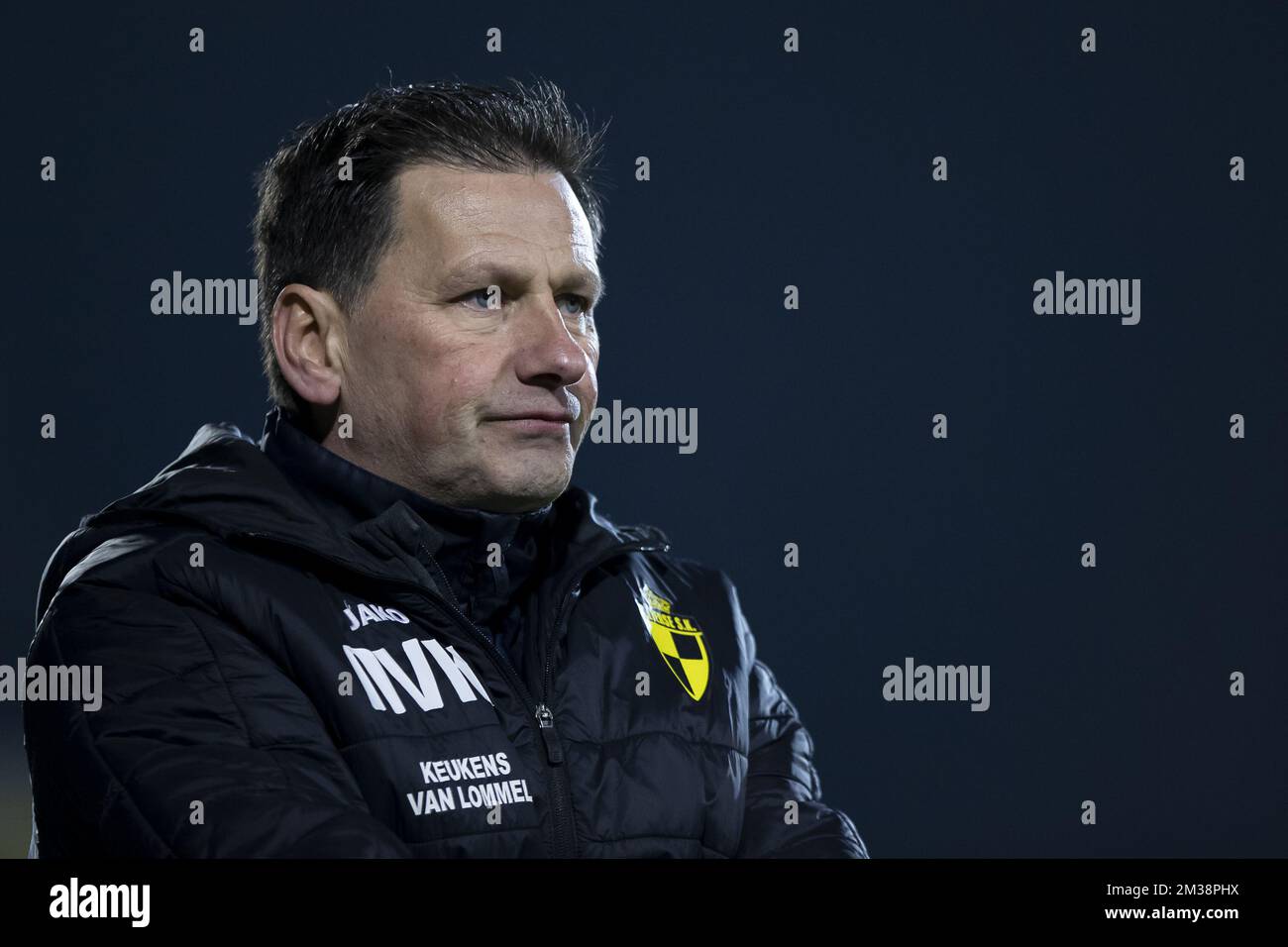 Nico Van Kerckhoven, assistente di Lierse, ha illustrato durante una partita di calcio tra Lierse Kempenzonen e Lommel SK, sabato 05 marzo 2022 a Lier, il giorno 23 della seconda divisione del campionato di calcio belga '1B Pro League'. BELGA FOTO KRISTOF VAN ACCOM Foto Stock