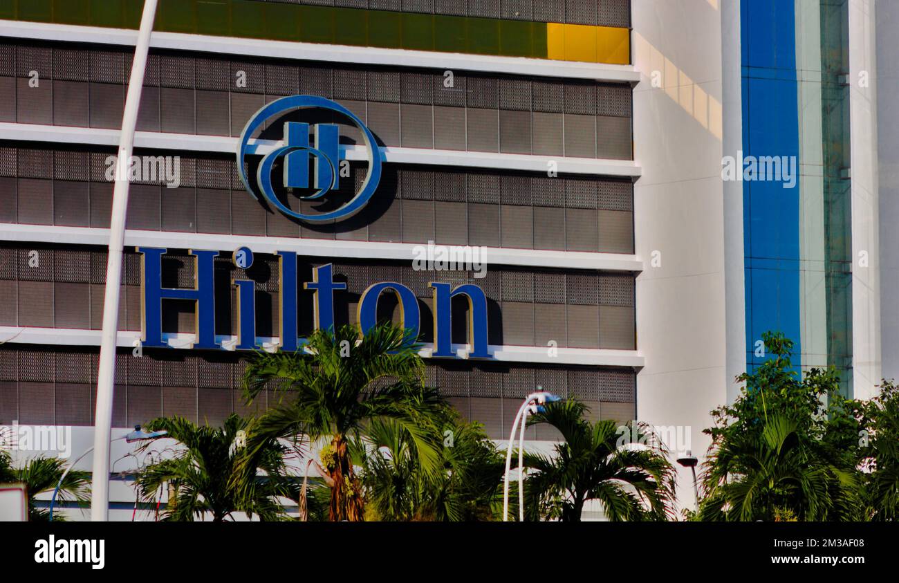 nome dell'hotel della catena hamilton nella citta' di panama Foto Stock
