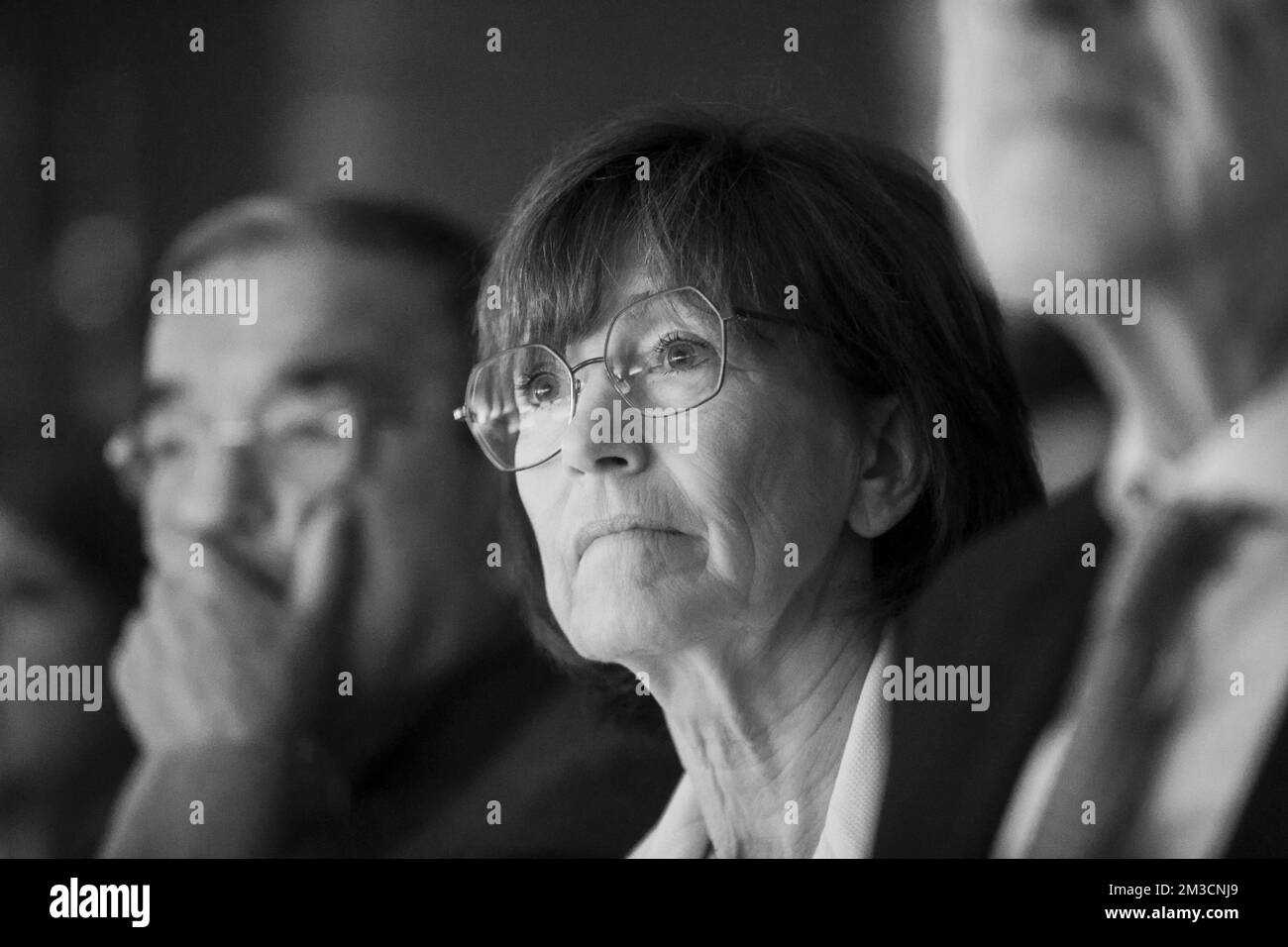 PS' Laurette Onkelinx è stato raffigurato durante un congresso di partito del partito socialista di lingua francese PS, domenica 25 settembre 2022 a Bruxelles. BELGA FOTO HATIM KAGHAT Foto Stock
