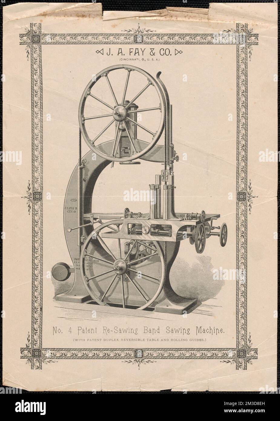 J.A. Seghe a nastro , Seghe Foto Stock