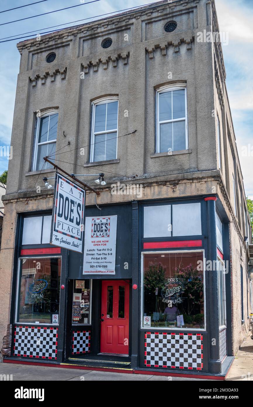Little Rock, AR, USA - 9 settembre 2022: The Eat Doe Place Foto Stock