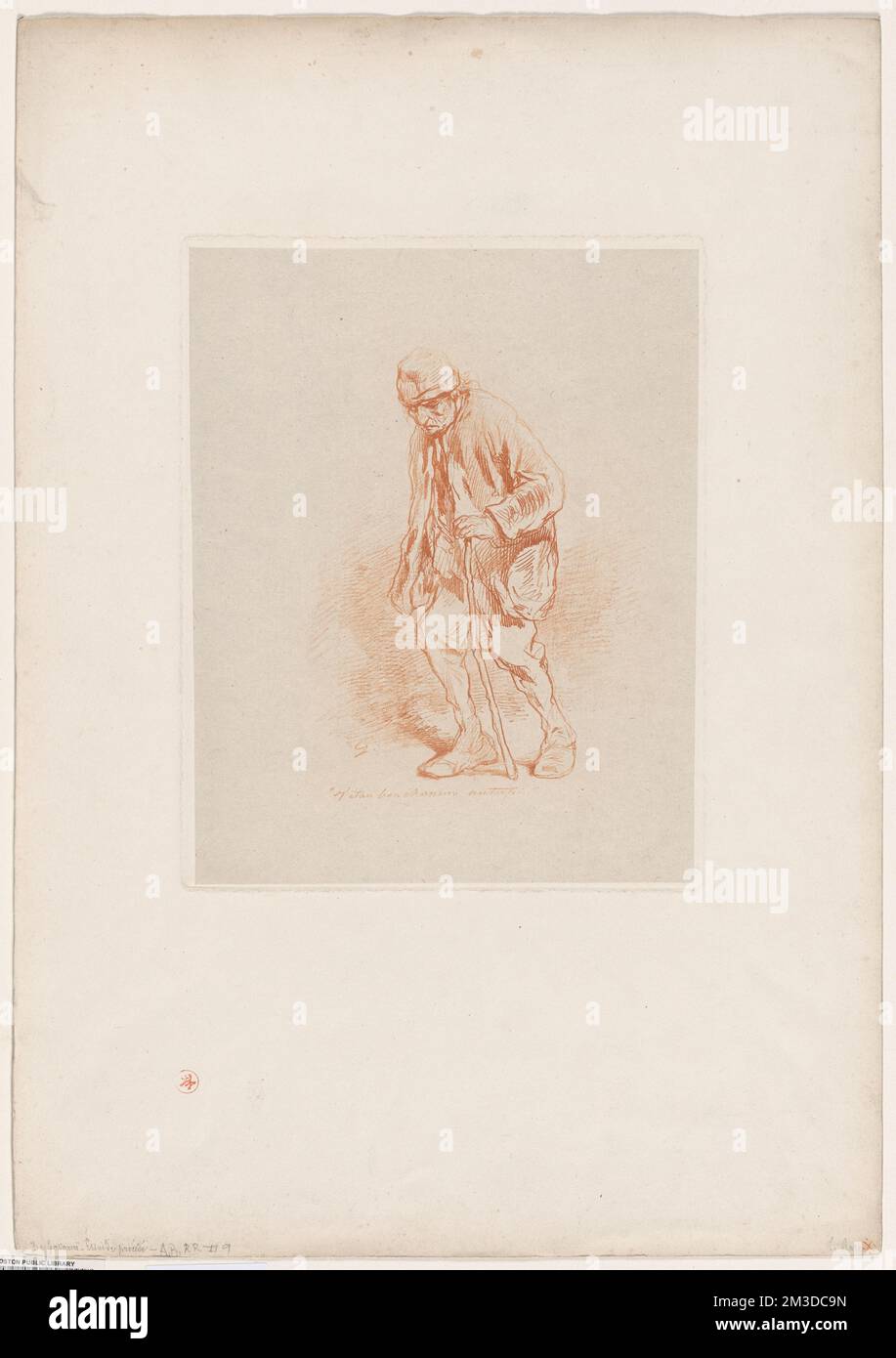 J'étais bon chasseur aufois ,. Paolo Gavarni (1804-1866). Litografie e altre opere Foto Stock