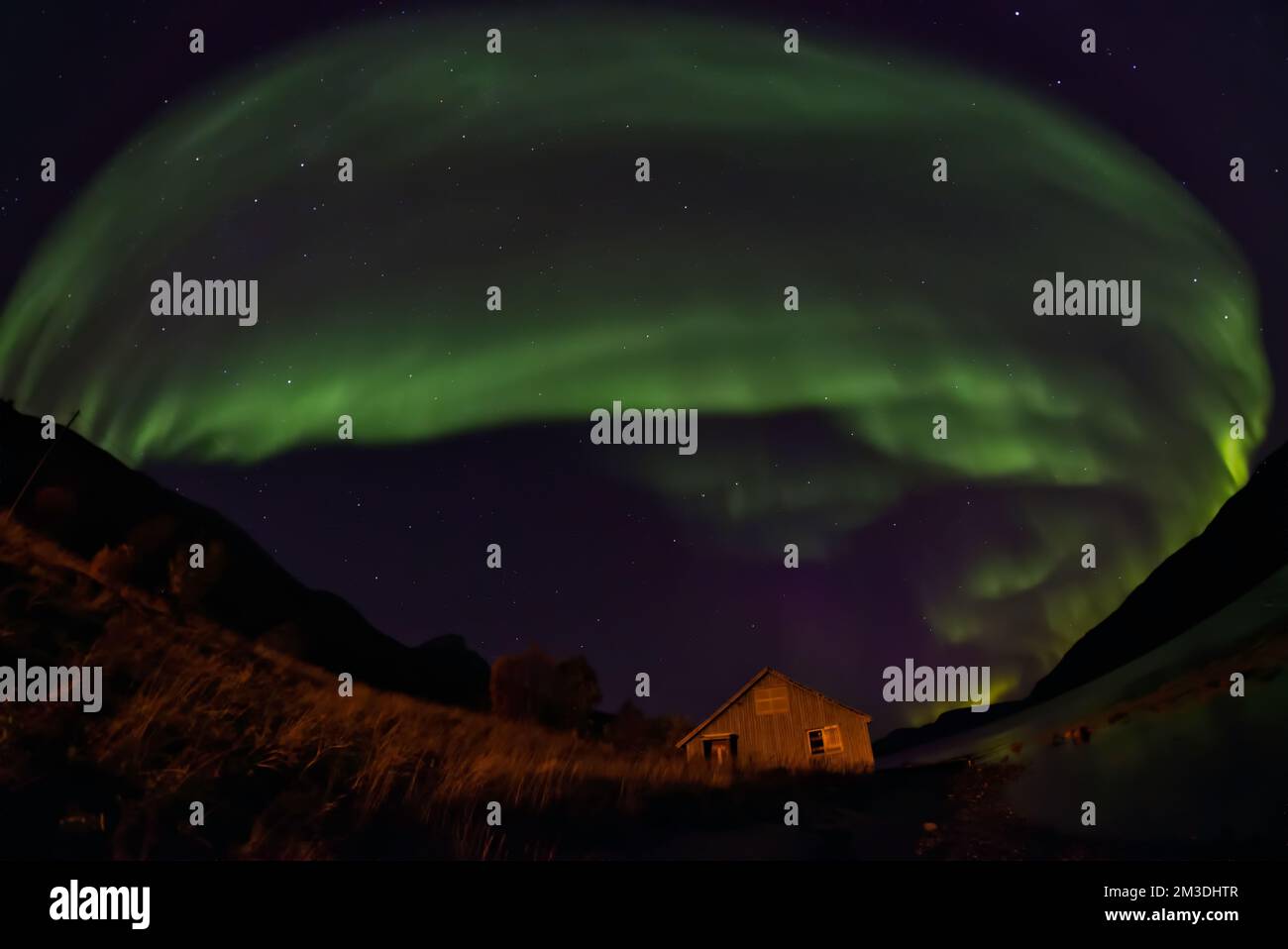 Preso @Tromso, Norvegia 86, Naustbuktvegen, Tromsø, Troms og Finnmark, 9107, Norvegia Foto Stock
