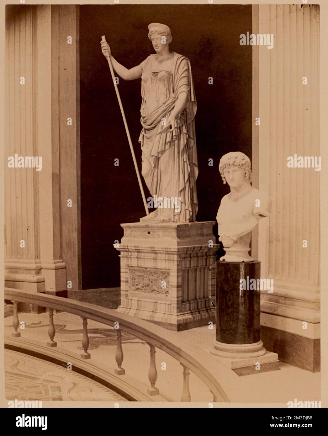 Giunone Barberini , Antichità, scultura, Dee, divinità romana di Giunone. Collezione Nicholas Catsimpoolas Foto Stock