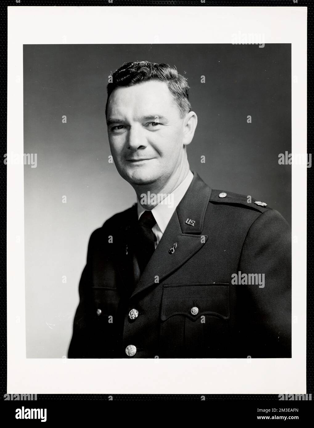 LTC Dunn , ufficiali militari. Record degli Stati Uniti Esercito operativo Foto Stock
