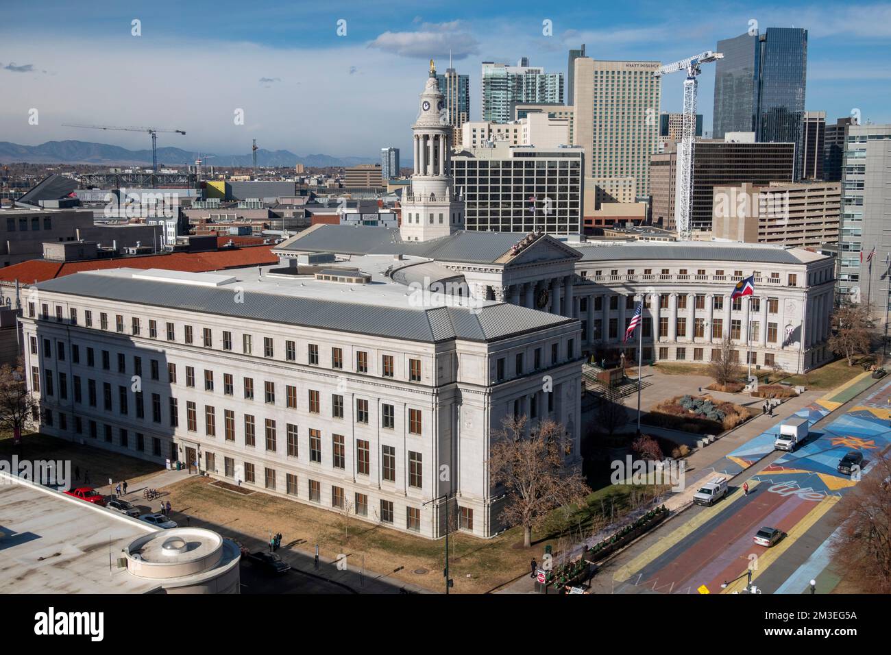 City and County Building, Denver, Colorado, USA Foto Stock