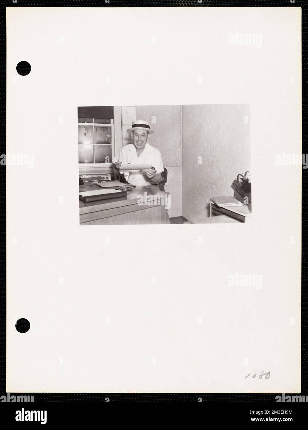 Uomo in cappello ,. Record degli Stati Uniti Esercito operativo Foto Stock