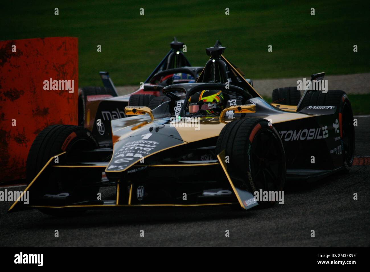 Stoffel Vandoorne durante ABB Formula e 2023 preason test a Valencia (Spagna) Foto Stock