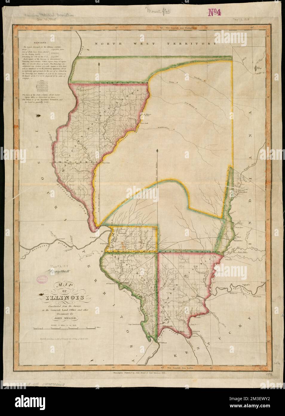 Mappa di Illinois , Illinois, Mappe Norman B. Leventhal Map Center Collection Foto Stock Mappa di Illinois , Illinois, Mappe Norman B. Leventhal Map Center Collection Foto Stock