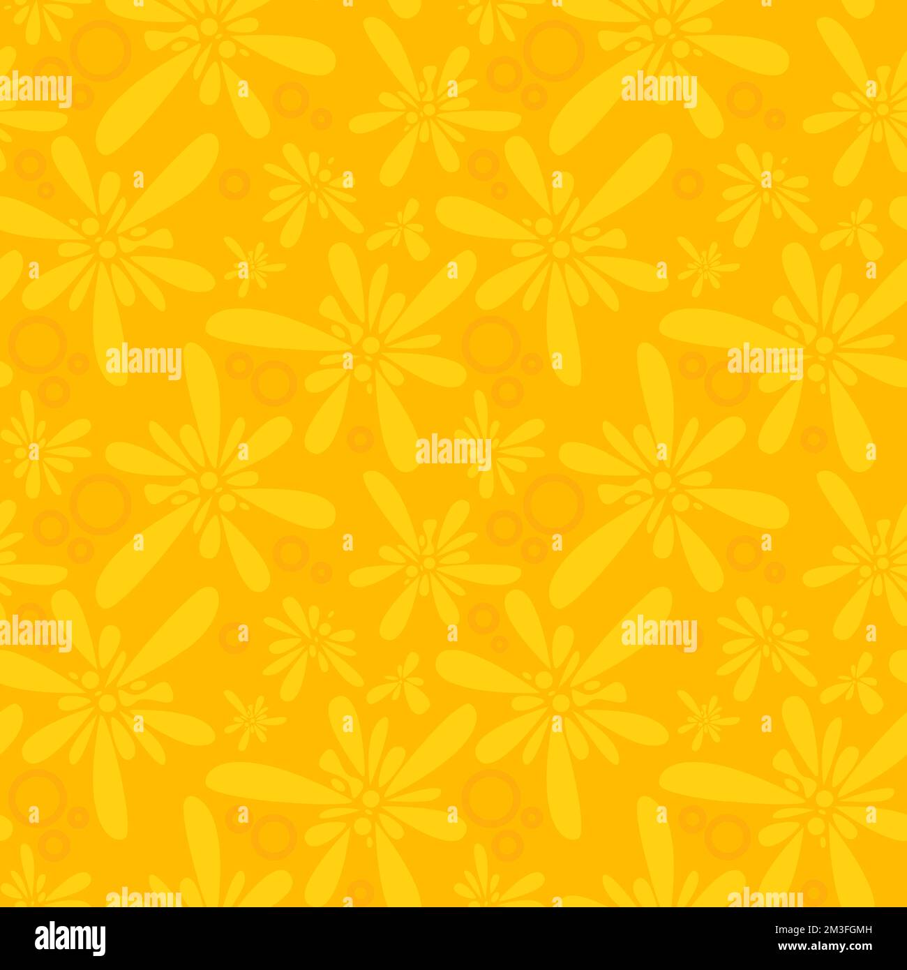 Pianta arancione senza cuciture, loop Vector sfondo con fiori fioriti per striscioni o tessuti. Illustrazione Vettoriale Pianta arancione senza cuciture, loop Vector sfondo con fiori fioriti per striscioni o tessuti. Illustrazione Vettoriale