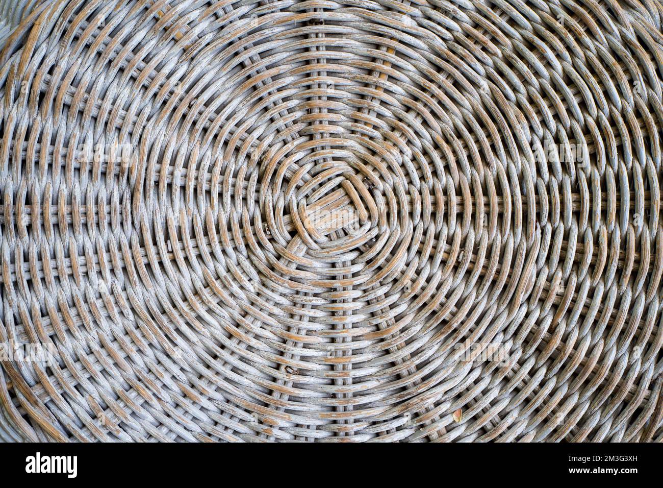 L'immagine di sfondo che è stata tessuta in un cerchio. Foto Stock