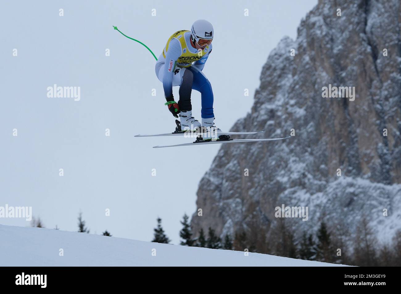 Adur Etxezarreta (ESP) durante la Coppa del mondo di Sci Alpino Audi FIS gara di discesa maschile, sulla pista di Saslong il 15 dicembre 2022 Val Gardena, Bolzano, Italia. Foto Stock