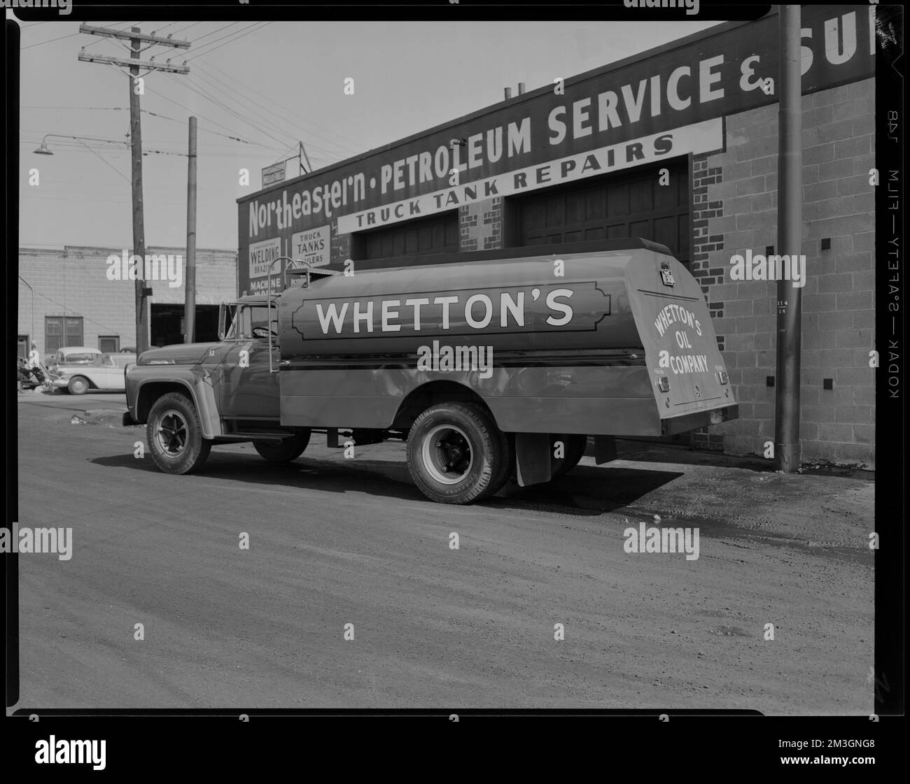 Mello Fuel Company, 37 Brookley Rd., Jam. Pianura , camion, industria petrolifera. Collezione Leon Abdalian Foto Stock