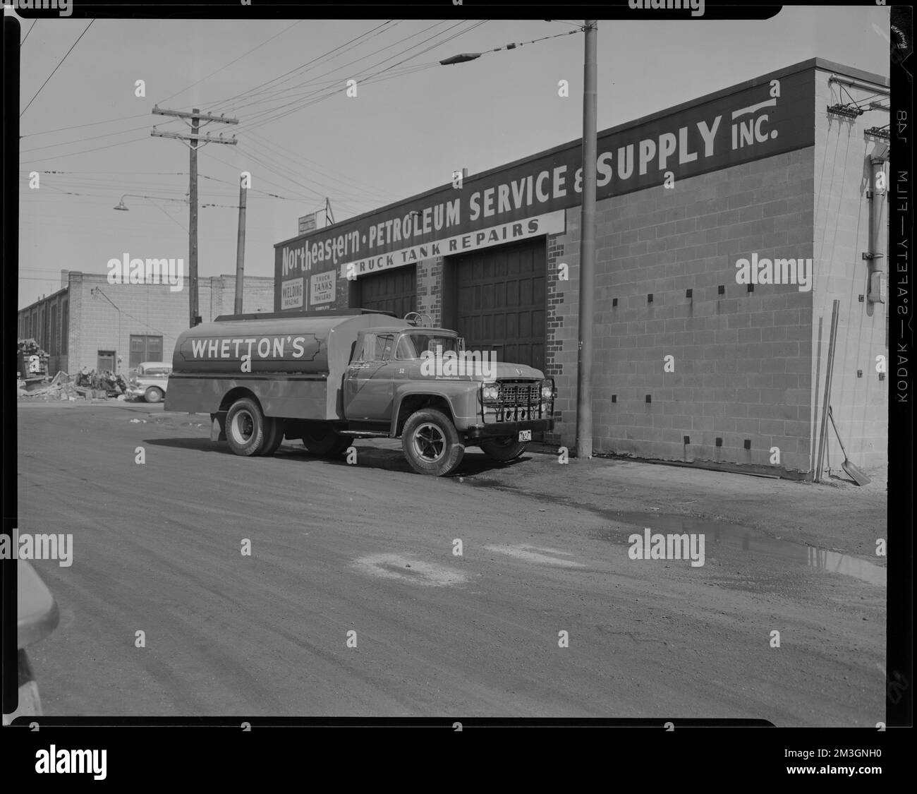 Mello Fuel Company, 37 Brookley Rd., Jam. Pianura , camion, industria petrolifera. Collezione Leon Abdalian Foto Stock