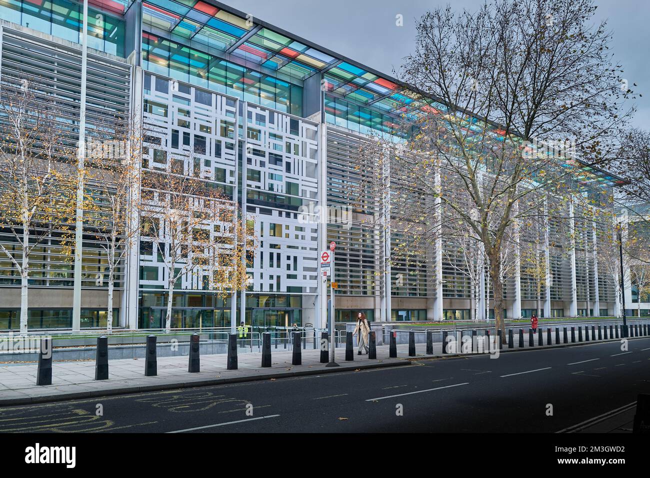 L'edificio del dipartimento degli uffici domestici del governo britannico, Londra, Inghilterra. Foto Stock