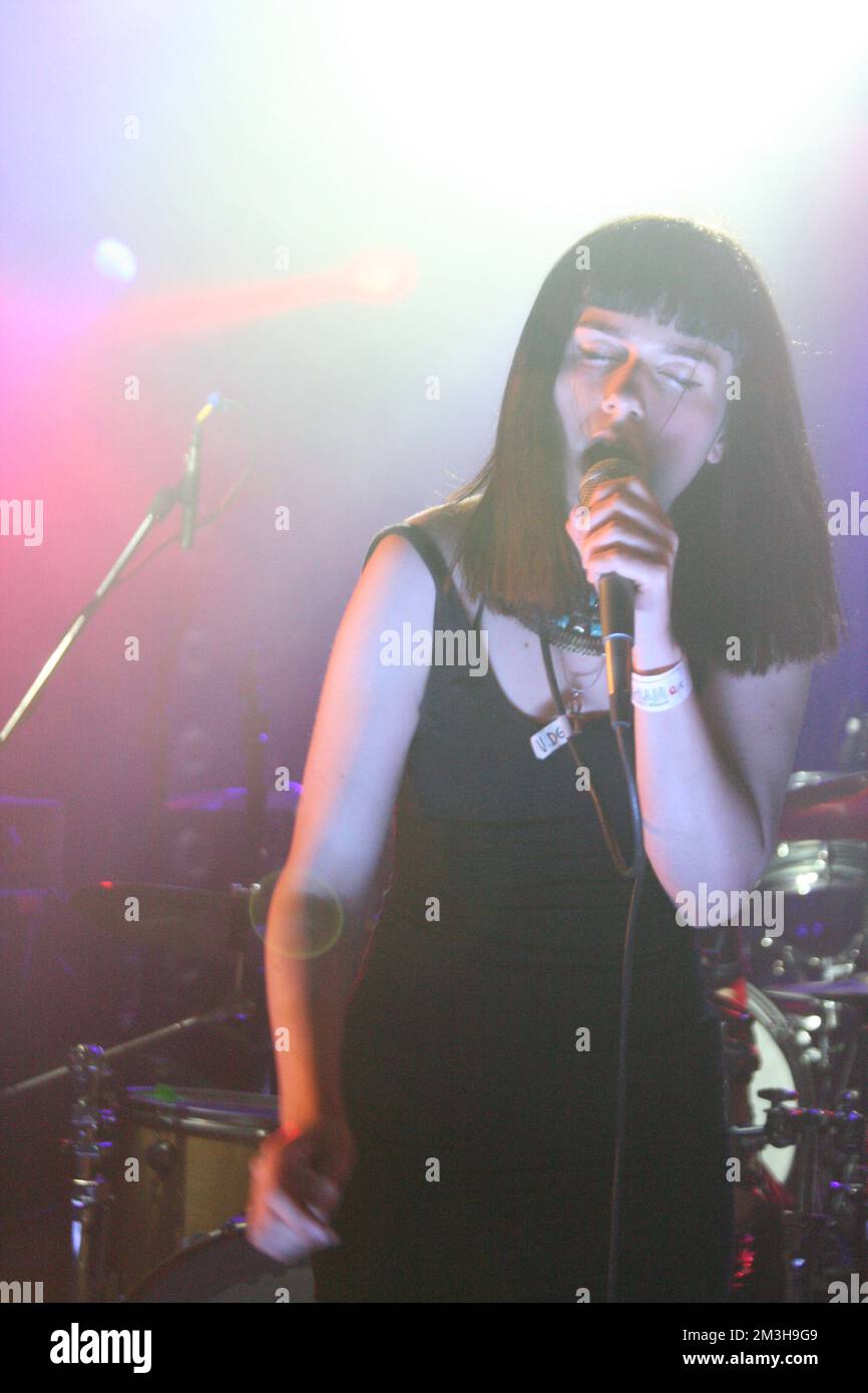 SXSW - paura degli uomini in concerto Foto Stock