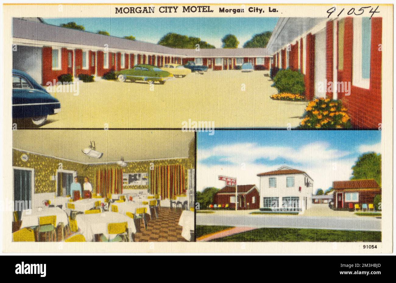 Morgan City Motel, Morgan City, Laos. , Motels, Tichnor Brothers  Collection, cartoline degli Stati Uniti Foto stock - Alamy
