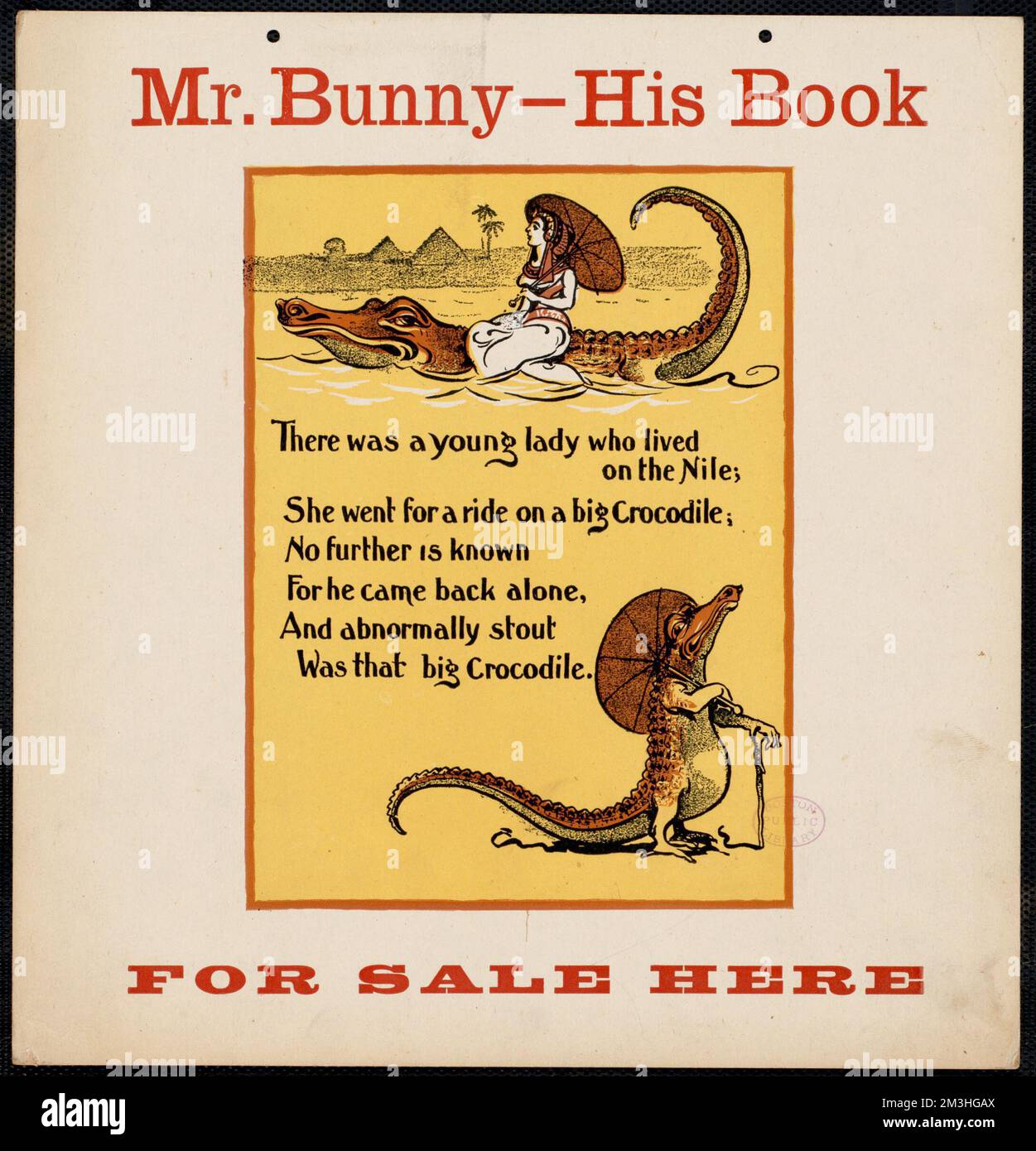 MR. Bunny - il suo libro, per la vendita qui , Crocodiles, Rivers, Libri Foto Stock MR. Bunny - il suo libro, per la vendita qui , Crocodiles, Rivers, Libri Foto Stock